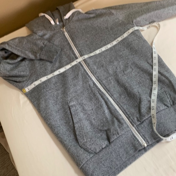 H&M Divided Light Gray Full Zip Hoodie sweatshirt Size Small - Picture 5 of 5